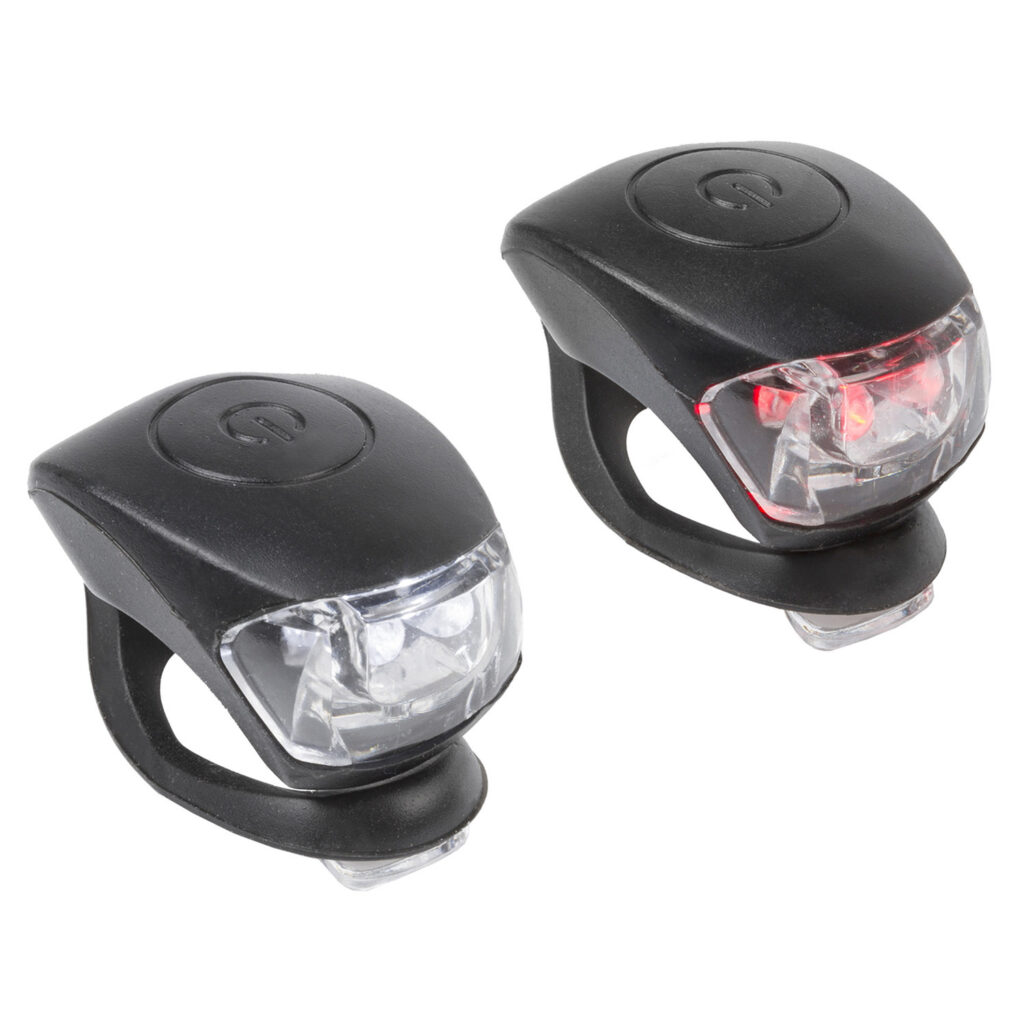 220640 M-WAVE Cobra IV battery flashing light set - AVAILABLE IN SELECTED BIKE SHOPS