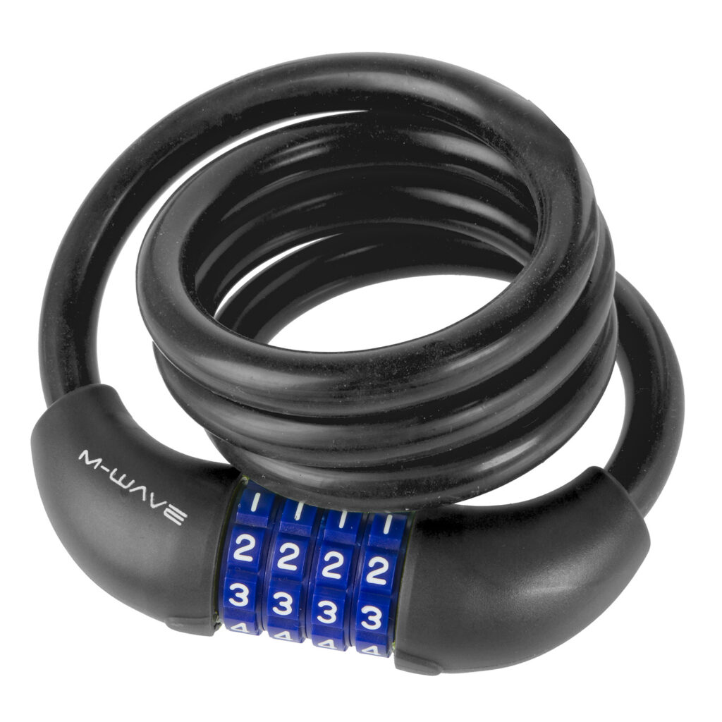 231060 M-WAVE DS 12.10 S spiral cable lock- AVAILABLE IN SELECTED BIKE SHOPS